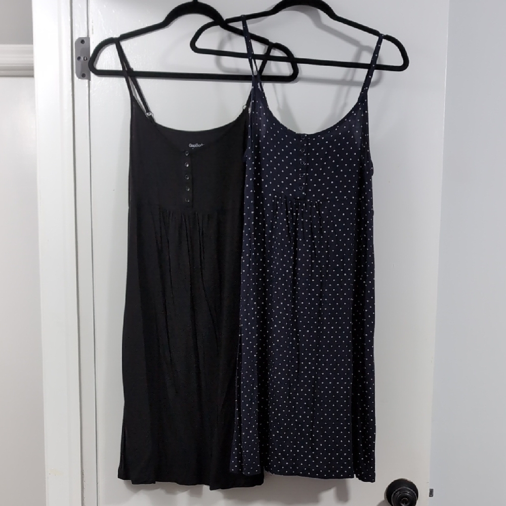 Old Navy Black and Polka Dot Dresses
